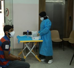 Triage Point at Al Awda Health Center- Jabalia