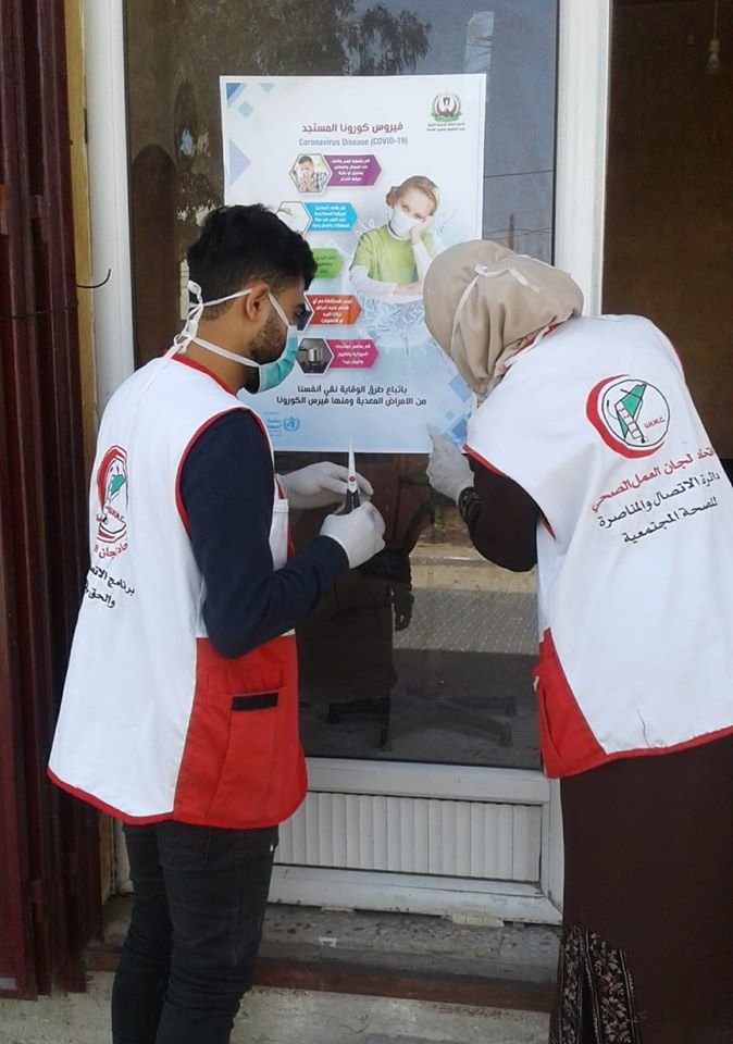 Limiting dissemination of COVID-19 in Gaza Strip