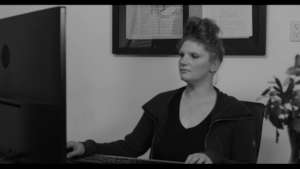 Young Woman Testing for GED At Our Headquarters