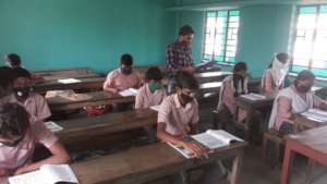 Back to school before the latest lockdown in India