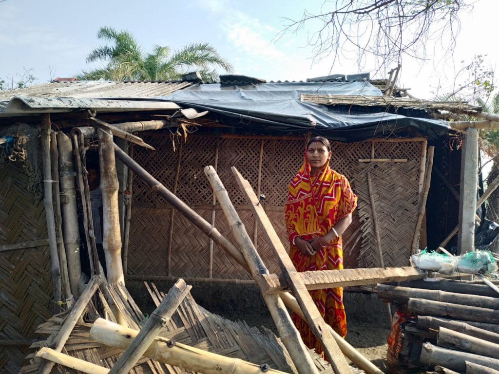 Cyclone Amphan relief for NLC, Sarberia, India