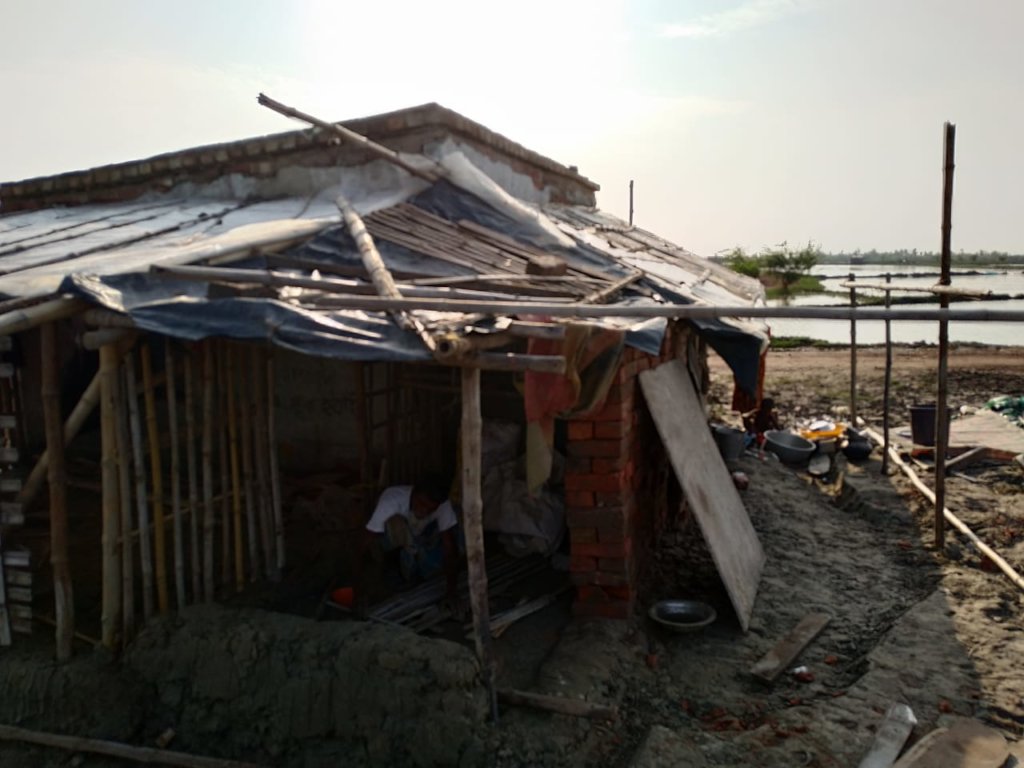 Cyclone Amphan relief for NLC, Sarberia, India