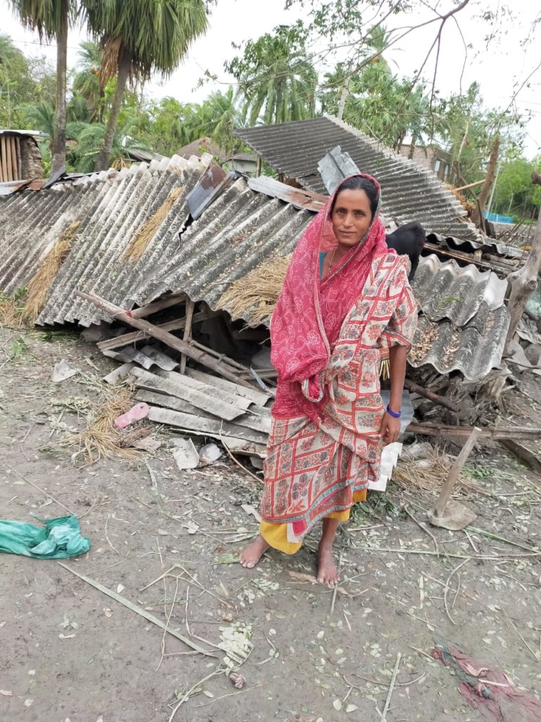 Cyclone Amphan relief for NLC, Sarberia, India