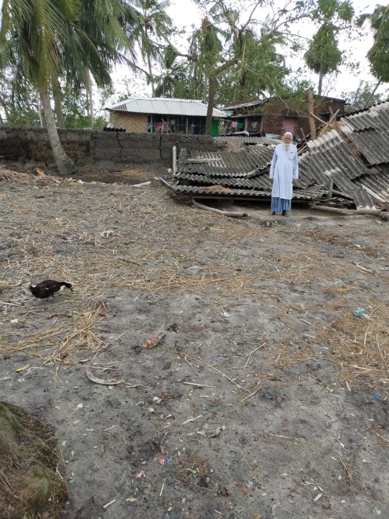 Cyclone Amphan relief for NLC, Sarberia, India
