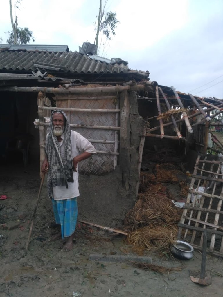 Cyclone Amphan relief for NLC, Sarberia, India