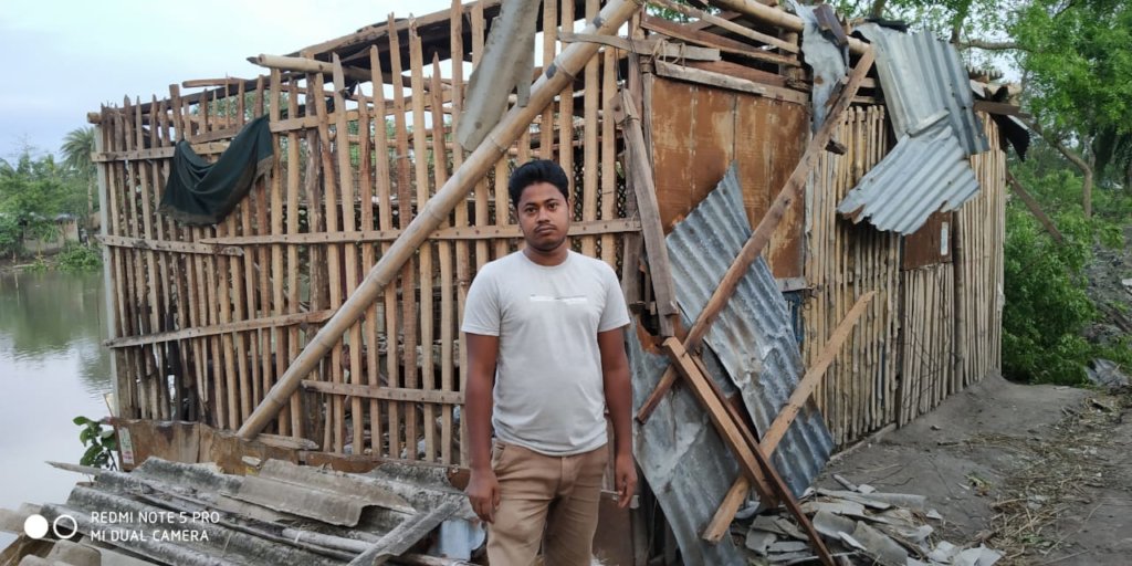 Cyclone Amphan relief for NLC, Sarberia, India