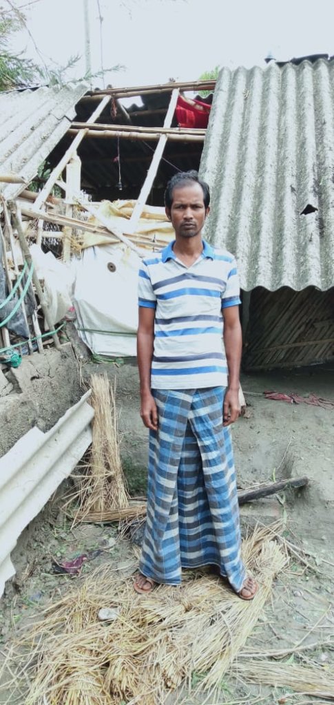 Cyclone Amphan relief for NLC, Sarberia, India