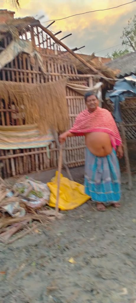Cyclone Amphan relief for NLC, Sarberia, India
