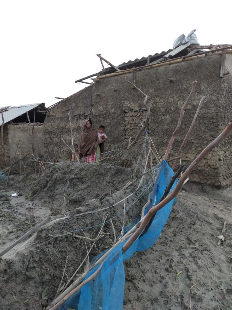 Cyclone Amphan relief for NLC, Sarberia, India