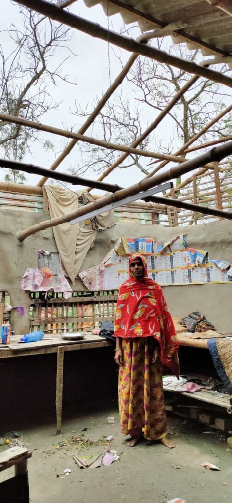 Cyclone Amphan relief for NLC, Sarberia, India