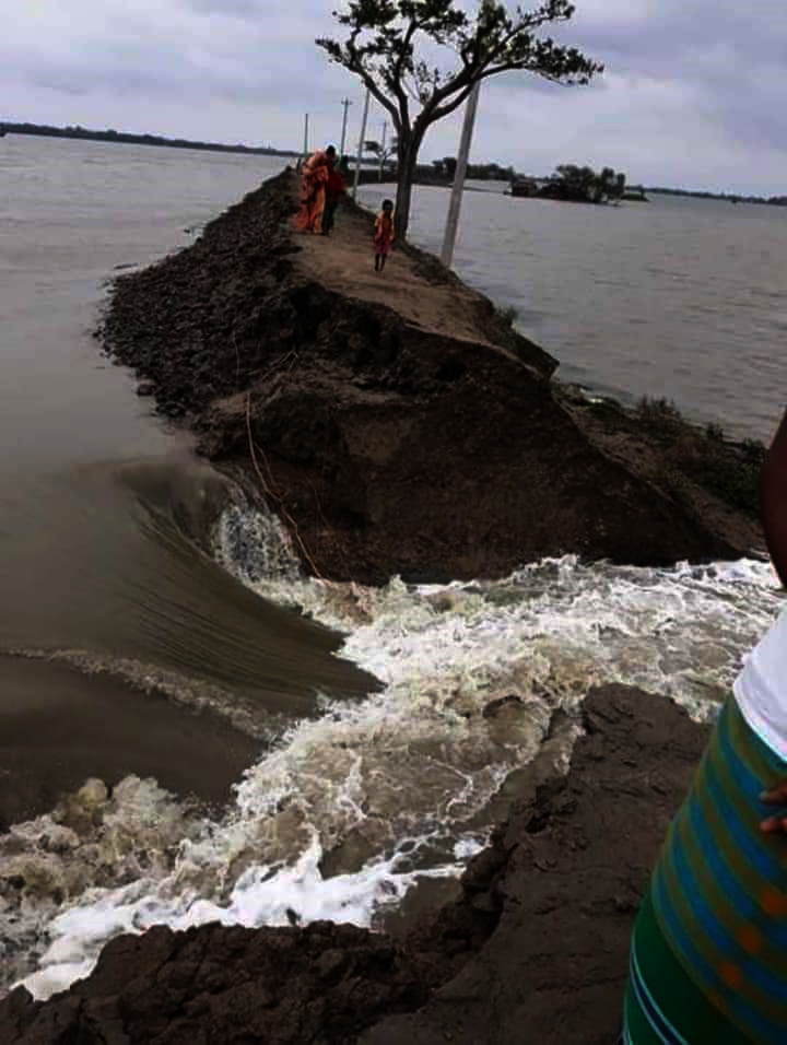 Cyclone Amphan relief for NLC, Sarberia, India