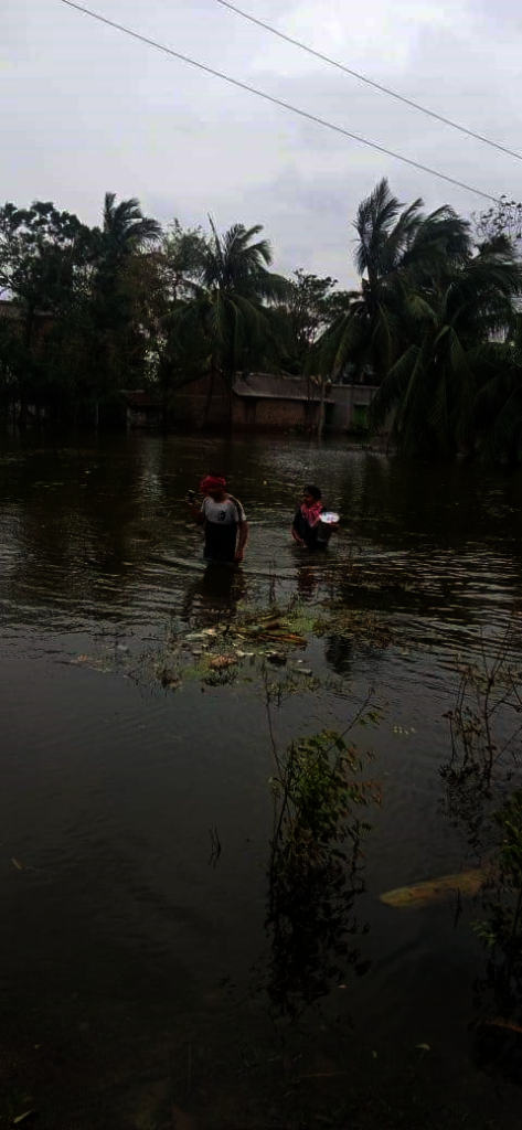 Cyclone Amphan relief for NLC, Sarberia, India