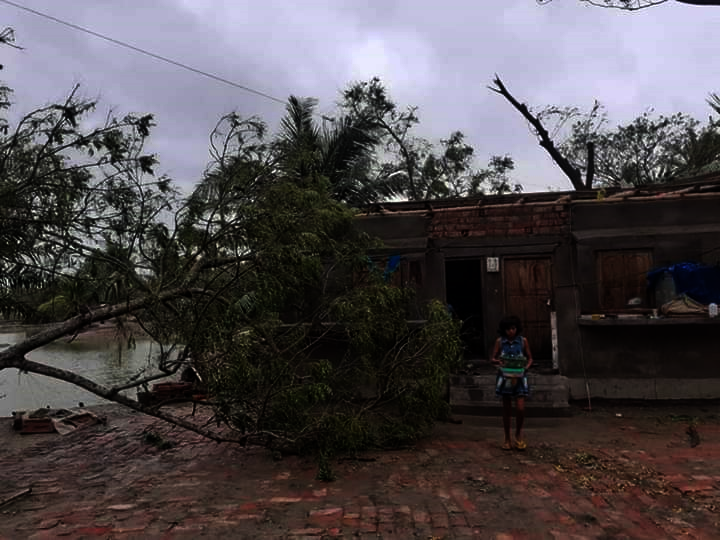 Cyclone Amphan relief for NLC, Sarberia, India