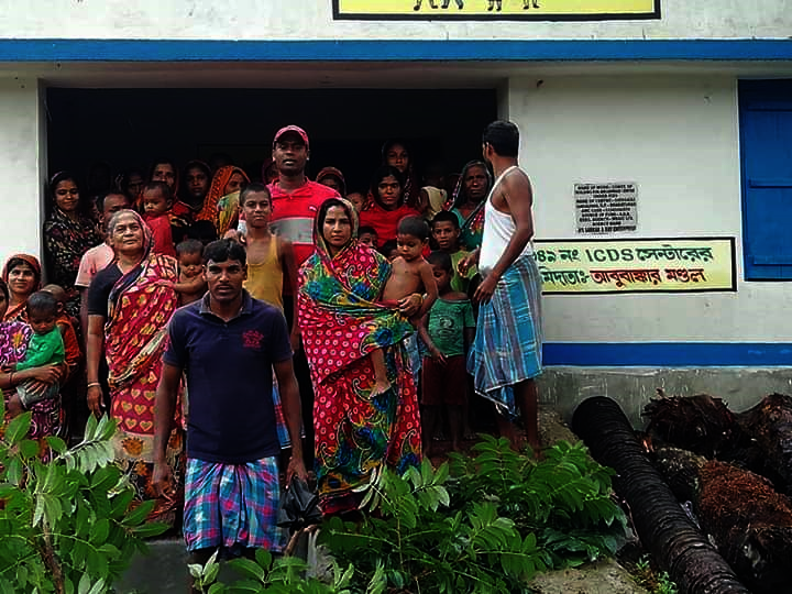 Cyclone Amphan relief for NLC, Sarberia, India