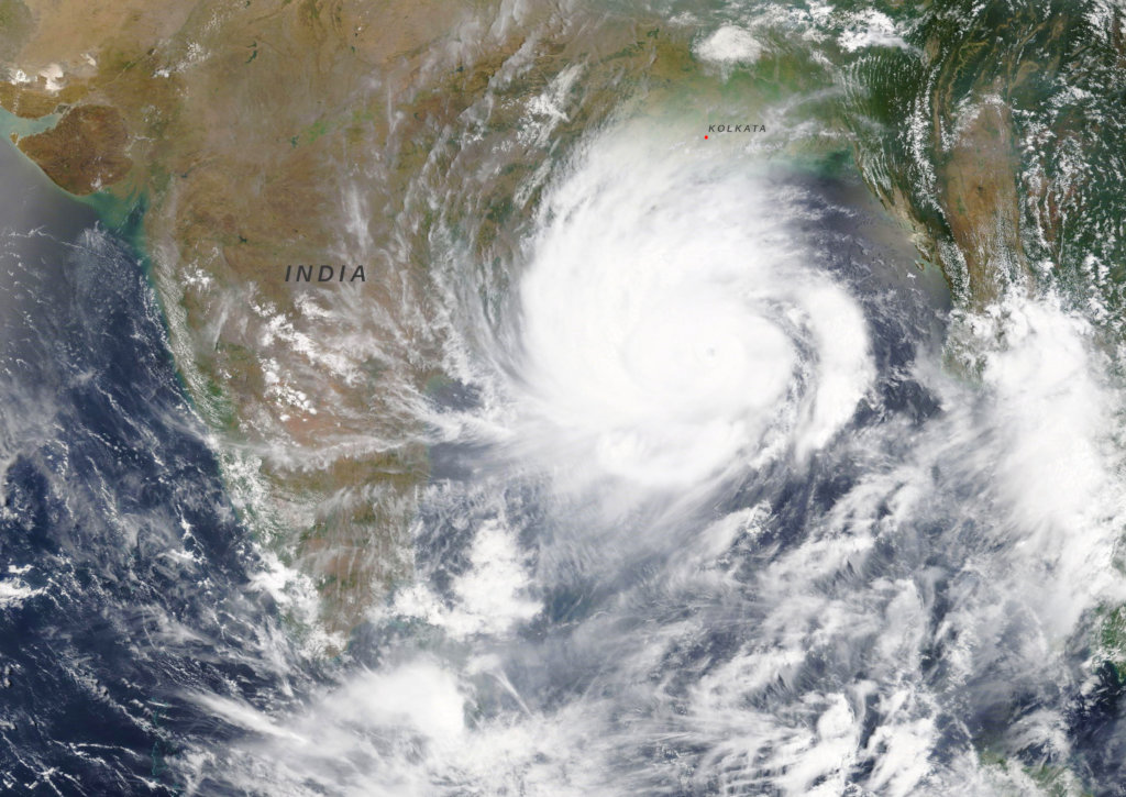 Cyclone Amphan relief for NLC, Sarberia, India