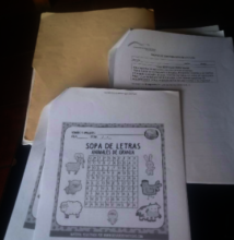 Some homework for our Mano a Mano students