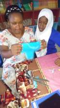 Training on production of re-usable sanitary pads