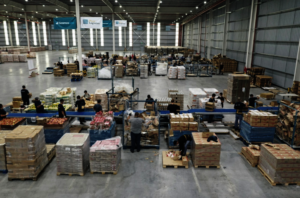 factory where deliveries are launched