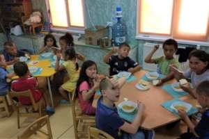 Dinner at Early Learning Center