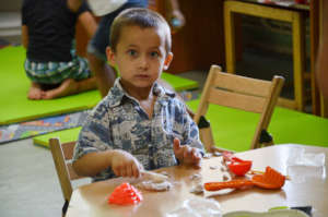 On the classes in Montessori room