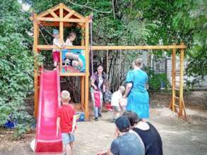 New playground near the center