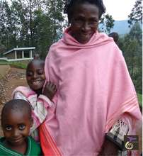 Grandmother with her grandchildren
