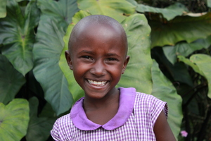 a happy Nyaka student