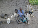 Karigirwa With Her Grandchildren