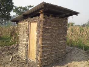 New pit latrine is almost complete
