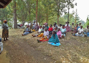 Oliva training one of her 4 Granny Groups