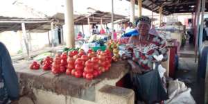 Rose at her market stand