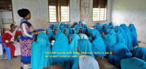 Menstrual and Life Skill Session with Girls
