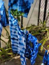 Indigo Shibori Dye with Middle and Highschoolers