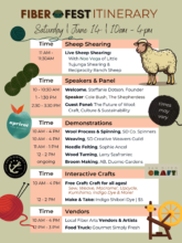 Itinerary for Fiber Fest