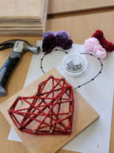 Heart String Art Craft Kit