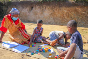Kunene Family Learning at Home