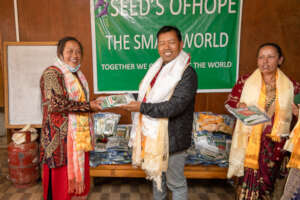 Puspa  from Jaidu, key leader of women group