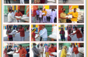 Food distribution to daily wage workers of India