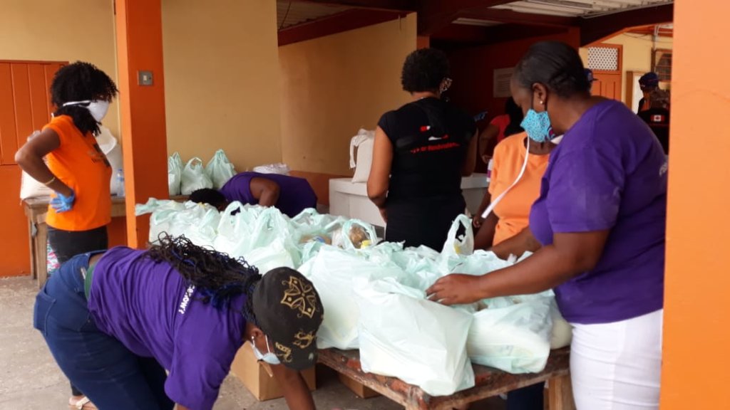 Covid-19 Emergency Food Box Program in St Lucia