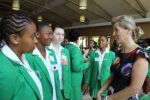 Princess Sophie engaging with our youth