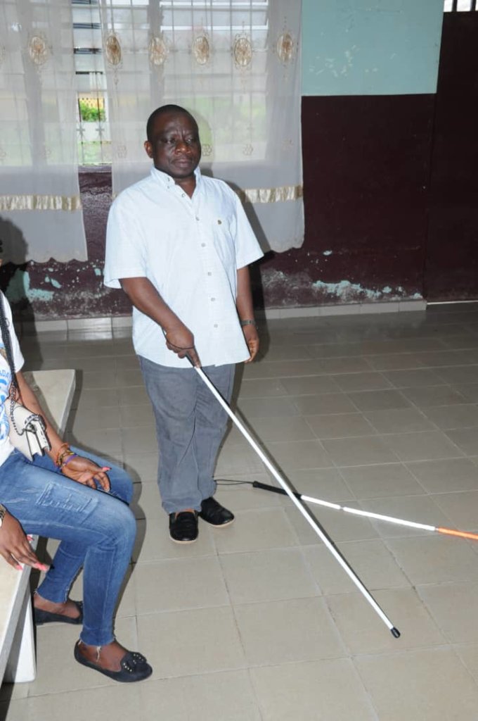 Provide White Cane for Blind Children in Cameroon