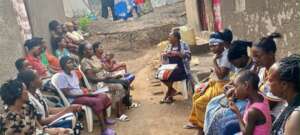 supporting women savings group in kivulu slum