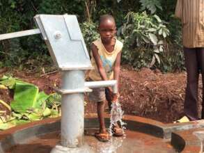 Girl at Completed Well