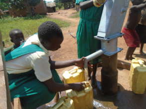 Girl Collecting Domestic Water