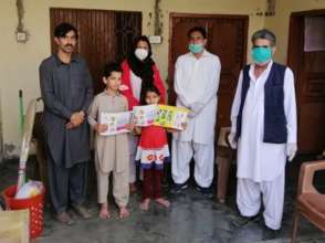 We are distributing emergency assistance items