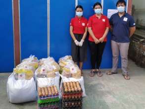 We have distributed food packages(Yangon,May 2020)