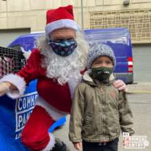 Santa Claus visits NYCP to distribute gifts