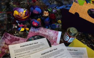 The Shield Initiative's flower-making workshop