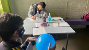 Adolescents studying in our centre at P. Blancas