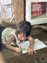 Storytelling and drawing session